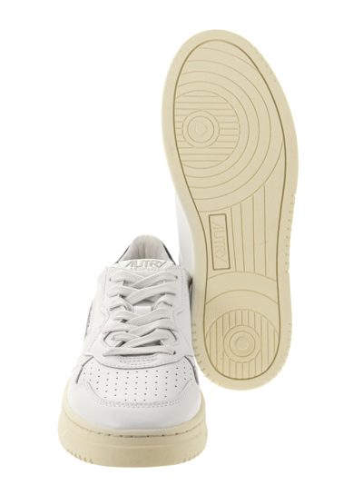 Shop Autry Medalist Low Leather Sneakers