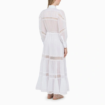 Shop Charo Ruiz Ileana White Long Dress