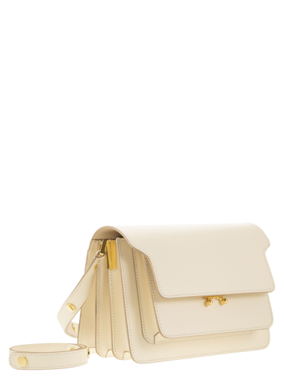 Shop Marni Trunk Saffiano Calfskin Bag