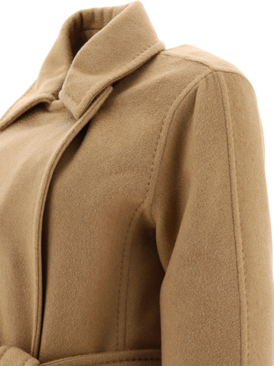 Max Mara Camel Cashmere Artur Coat In Brown