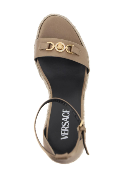 Shop Versace Medusa '95 Wedge Sandals
