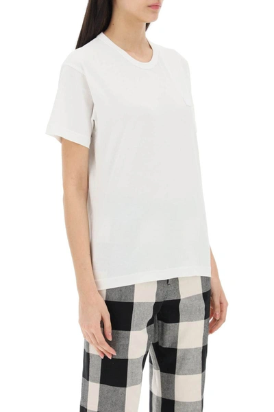 Shop Acne Studios Face Logo T-shirt In White