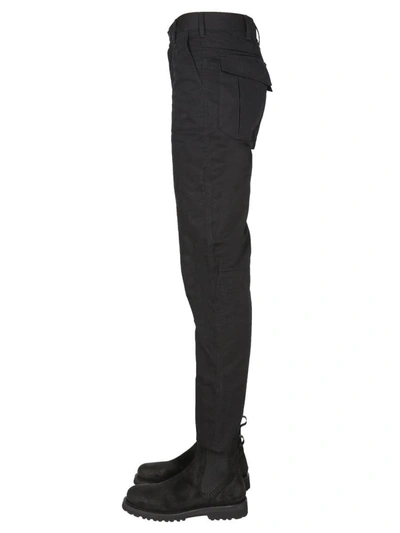 Shop Arkair Pants With Logo Button In Black