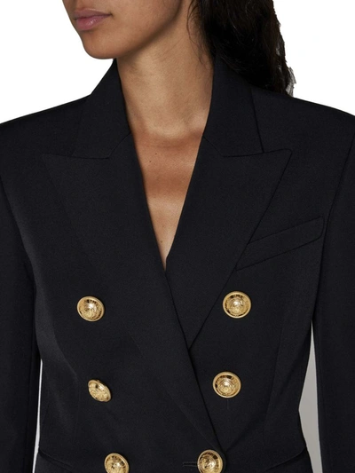 Shop Balmain Jackets In Black