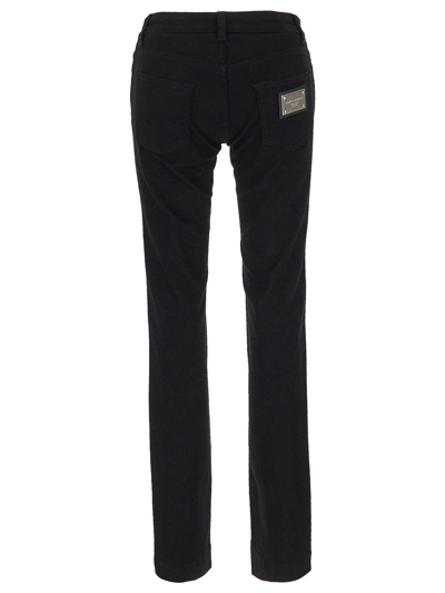 Shop Dolce & Gabbana Skinny Jeans In Black