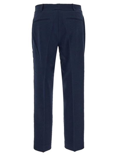 Shop Michael Michael Kors Classic Trouser In Blue