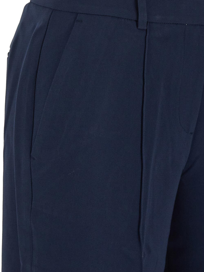 Shop Michael Michael Kors Classic Trouser In Blue