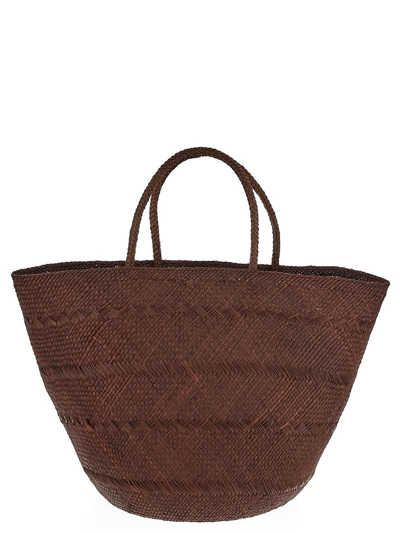 Shop Ulla Johnson Marta Large Basket Bag In Brown