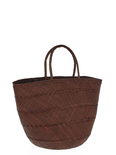 Shop Ulla Johnson Marta Large Basket Bag In Brown