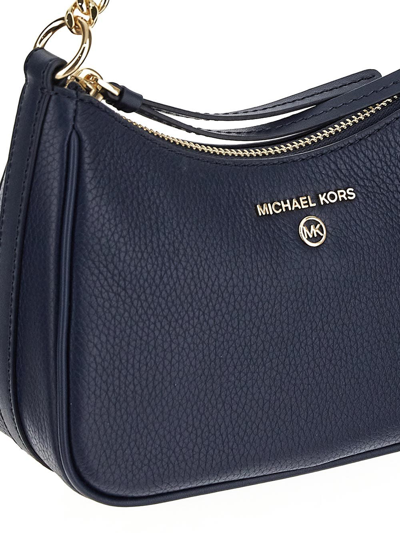 Shop Michael Michael Kors Logo Bag In Blue