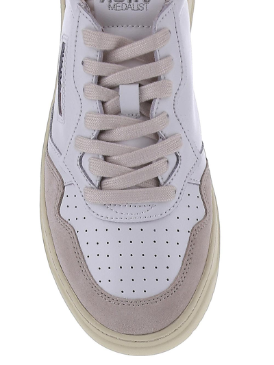 Shop Autry Lace-up Sneaker In White