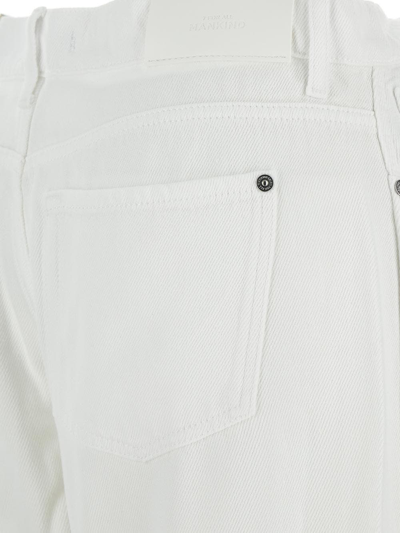 Shop 7 For All Mankind Denim Trouser In White