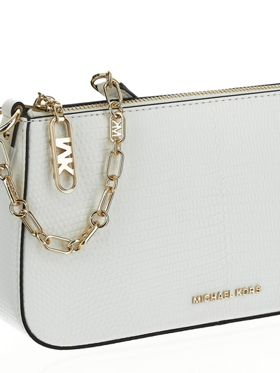 Shop Michael Michael Kors Logo Bag In White