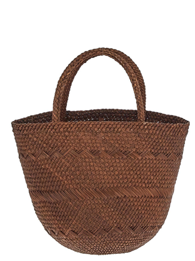 Shop Ulla Johnson Marta Small Basket Bag In Brown