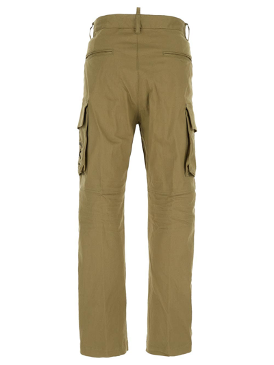 Shop Dsquared2 Cargo Pant In Beige