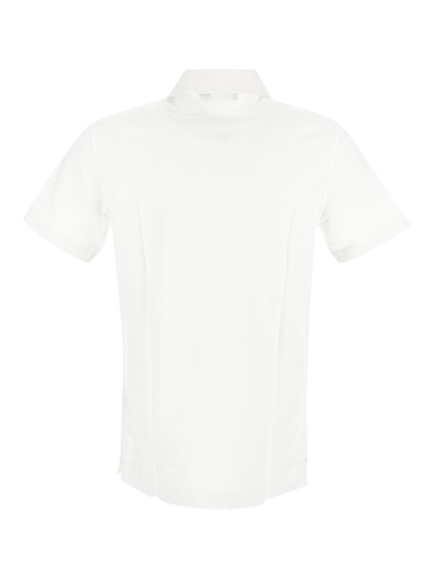Shop Dolce & Gabbana Logo Polo In White