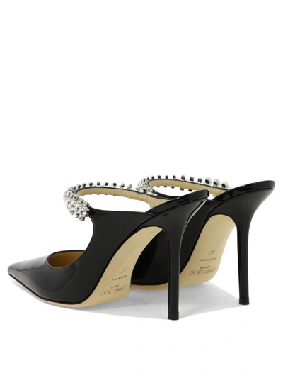 Shop Jimmy Choo "bing 100" Mules In Black