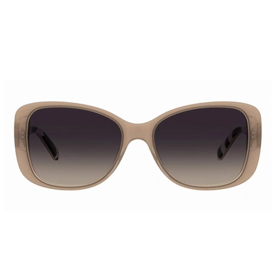 Shop Love Moschino Sunglasses In Beige