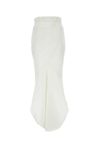 Shop Prada Skirts In White