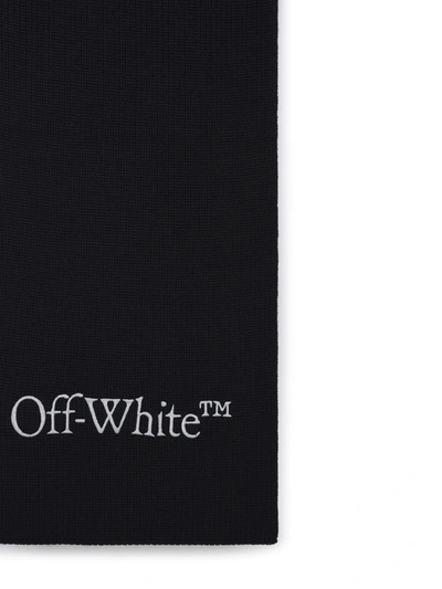 Shop Off-white Sciarpa Bookish In Black