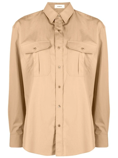 Shop Wardrobe.nyc Oversize Shirt Clothing In Brown