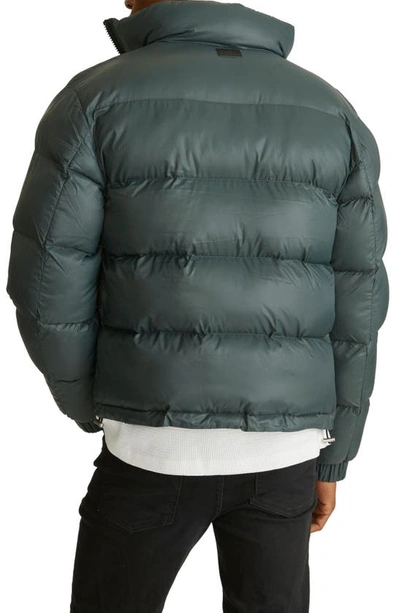 Shop Hudson Nylon Puffer Jacket In Green