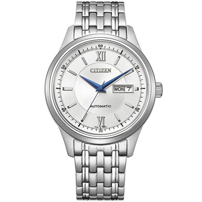 Pre-owned Citizen Collection Ny4050-62a Automatic Elegant Stainless Steel Men Watch Japan