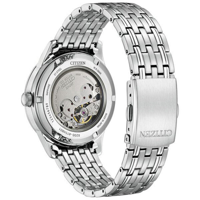 Pre-owned Citizen Collection Ny4050-62a Automatic Elegant Stainless Steel Men Watch Japan