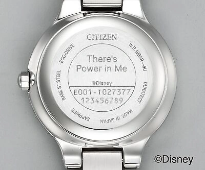 Pre-owned Citizen Disney Collection Ew3221-51l Women's Wristwatch, Cross Sea Disney Col...