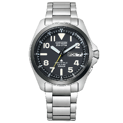 Pre-owned Citizen Pro Masterland Pmd56-2952 Radio Wave Solar Eco-drive