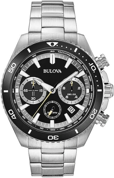 Pre-owned Bulova Men's Chronograph Watch High Frequency Quartz 98b298