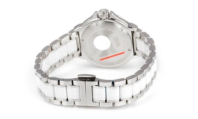 Pre-owned Tag Heuer Formula 1 White Ceramic Diamond Bezel Watch Wah1215.ba0861