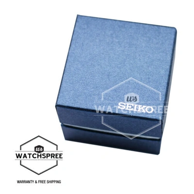 Pre-owned Seiko Chronograph Black Silicone Strap Watch Ssb353p1