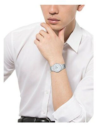 Pre-owned Citizen Collection Ar3010-65a Eco-drive Men's Watch Stainless Steel Silver