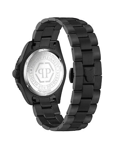 Pre-owned Philipp Plein Black Mens Analogue Watch Gmt-i Challenger Pwyba0923