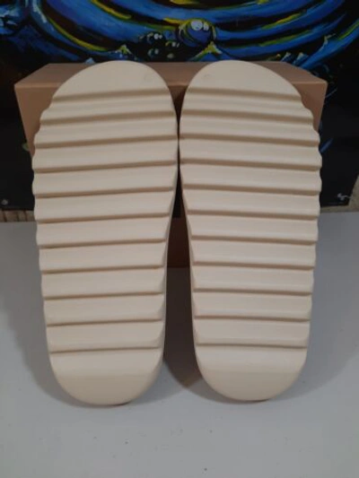 Pre-owned Adidas Originals 2022 Adidas Yeezy Slides Bone Size 14 In White