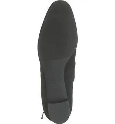 Pre-owned Stuart Weitzman $950 -  Genna 25 Otc Black Stretch Suede Boot Size 6.5