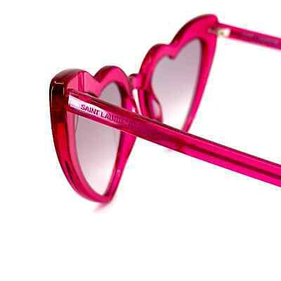 Pre-owned Saint Laurent Sunglasses Loulou Sl181 021, Authentic In Pink
