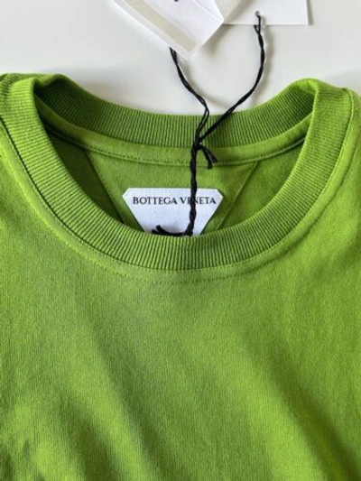Pre-owned Bottega Veneta $500  Sunrise Light Cotton Men's T-shirt Green L Italy 649055
