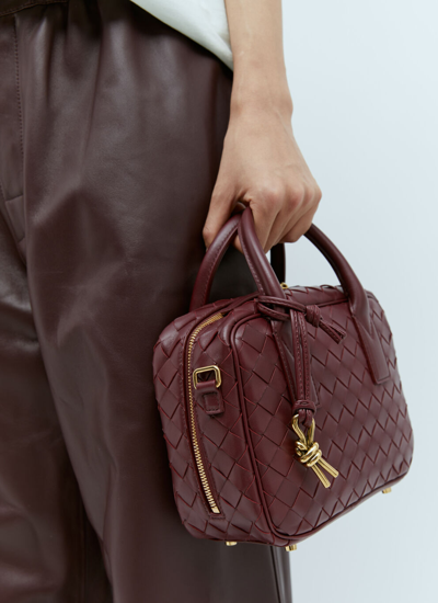 Shop Bottega Veneta Women Small Getaway Handbag In Brown