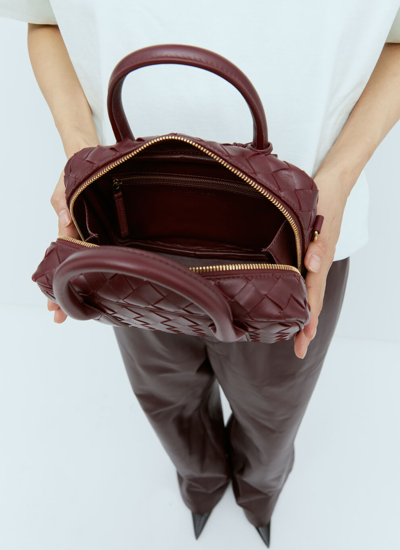 Shop Bottega Veneta Women Small Getaway Handbag In Brown