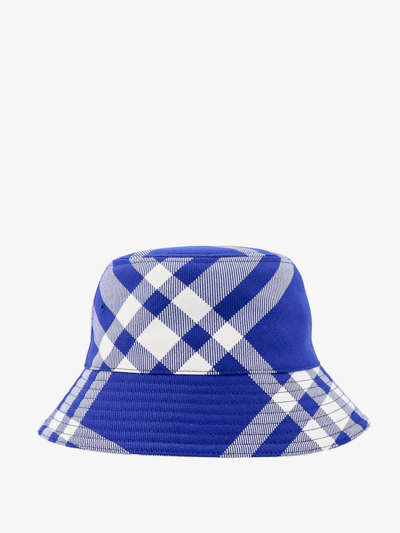 Shop Burberry Man Cloche Man Blue Hats