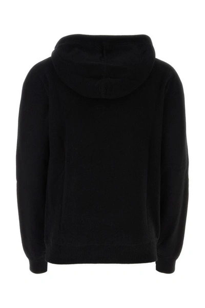 Shop Dolce & Gabbana Man Black Wool Blend Sweatshirt