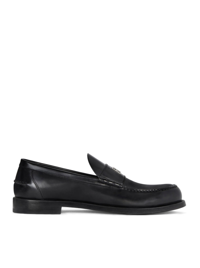 Shop Givenchy Men Mr G Leather Loafers In Black