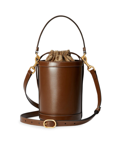 Shop Gucci Women Ophidia Mini Bucket Bag In Brown