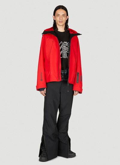 Shop Moncler Grenoble Men Lapaz Hooded Jacket In Red