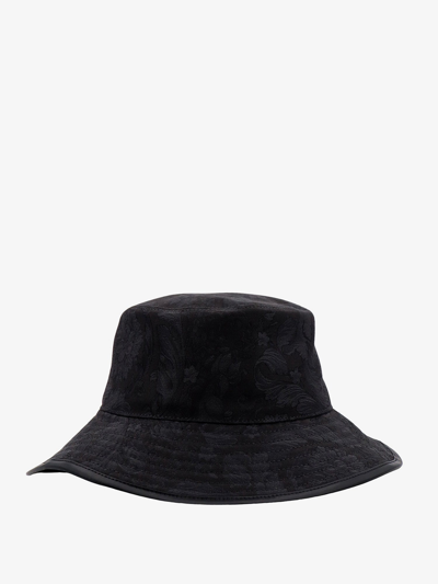 Shop Versace Man Cloche Man Black Hats