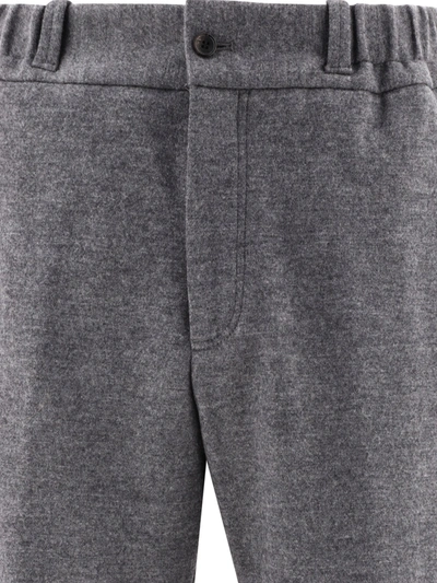 Shop Lanvin Wool Elasticated Trousers