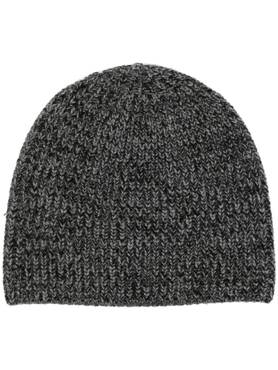 Dries Van Noten Knitted Cap Without Brim In Grey