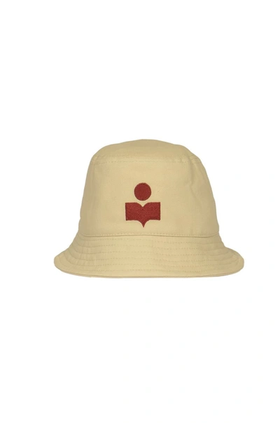 Shop Isabel Marant Marant Hats In Ecru/red